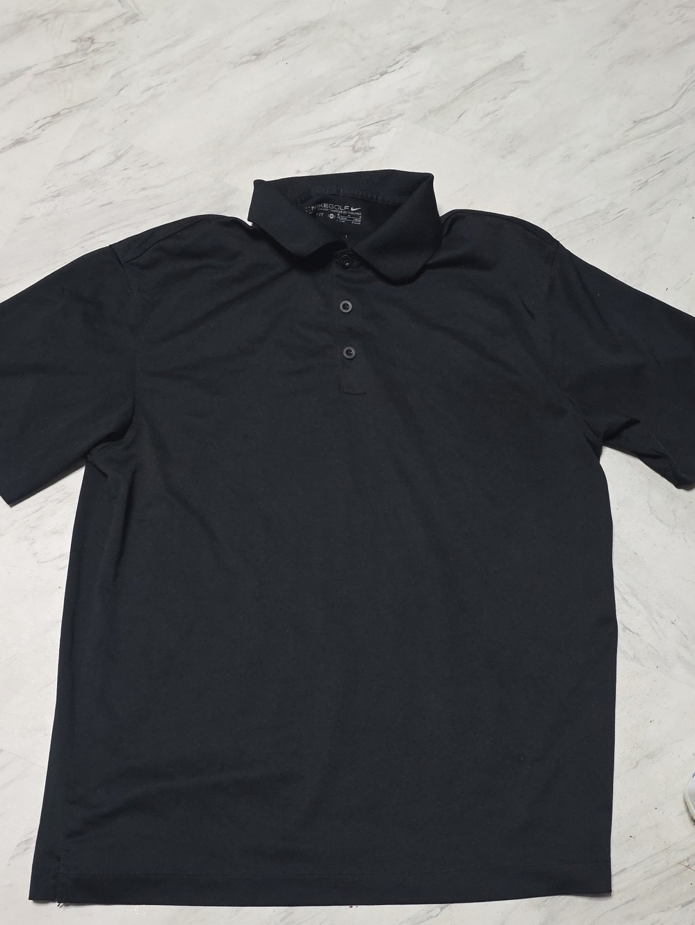 Nike Black Men's Polo Shirt - Short Sleeve